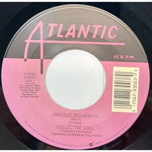 Collective Soul Precious Declaration / Link 45 Vinyl 90s Rock Pop Atlantic VG+